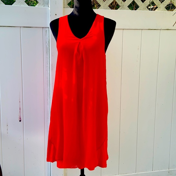 THML Dresses & Skirts - ⭐️ Bogo ⭐️ 🍓 THML coral red sz XS mini stretch dress